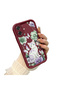 Samsung Galaxy A07 Compatible Case Camera Protective Case with Cat Burgundy Dear Couple Silicone Phone Case - 2