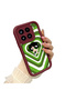 Mi 15 5g Compatible Case Camera Protective Cartoon Pattern Maroon Lover Couple Silicone Phone Case - 2