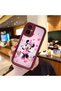 Tecno Camon 19 Neo Compatible Case Camera Protector Minnie Pattern Burgundy Lover Couple Silicone Phone Case