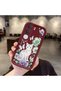 Vivo Y31 5g Compatible Case Camera Protective Cat Case Maroon Lover Couple Silicone Phone Case