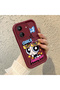 Xiaomi Poco C65 Compatible Case Camera Protector Cartoon Pattern Maroon Lover Couple Silicone Phone Case - 2