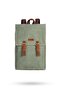 Design 02 15.6 Inch Khaki Green Canvas Laptop Backpack