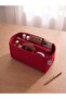 Six Compartment Clutch Cantali Organizer Red Color 28 X 15 X 12 Dimensions (Length X Height X Width) - 6