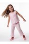 Trendlucky Girls' Striped Pants with Ruffle Detail and Contrast - 2