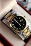 Men's wristwatch steel band 2 years warranty waterproof boxed