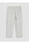 Alita City Lcw Kids Blue Striped Boys' Pants with Tie at the Waist - 3