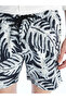 Nevavm Short Length Patterned Men's Swim Shorts with Difference - 3