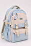 7370 Korean Style Multi-Compartment, Large Internal Volume, Water Bottle Pocket School and Daily Use Backpack - 2