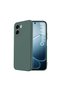 Oppo A6T Compatible Silicone Case - Pastel Color Tone Flexible Cover with Camera Protection - Green