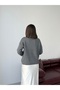 Women's Stand Collar Oversize Knitwear Sweater Long Sleeve Relaxed Fit Stylish Daily Combination - 7