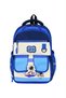 Waterproof Ultra Luxury Astronaut Pattern Premium Boys Orthopedic Primary School Bag Thermal Lunch and Pen Holder - 8