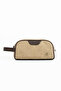 Mega 433 Men's Hand Portfolio Handbag Clutch Bag Shaving Bag Camel-Brown - 3
