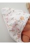 Baby Bath Towel with Hood, 100% Cotton, Newborn Product 80X80 cm - 4
