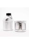 Aluminum Cup Flask 1 Liter Camouflage Camping Outdoor - 2