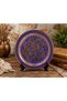 Single Copper Coffee Presentation Tray – Handcrafted Patterned Turkish Coffee Serving Plate - 5