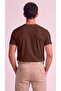 Men's Crew Neck Basic Plain T-Shirt - Narrow Sleeves - 2