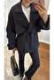Midi Length Belted Oversize Women's Trench Coat