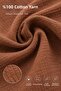100% Cotton Şile Diaper Fabric Brown 145 cm Natural Wrinkled Summer Lightweight Fabric by the Meter - 7