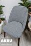 Chair Cover , Pack of 6, a Quality Kitchen Large Oval, Washable , Elastic Chair Cover - 2