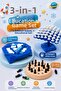 3-Piece Game Set - Ice Kingdom - Astronaut Balance Game - Memory Matching Game - Educational and Learning Game Set