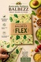 Balbezz Flex Avocado Patterned Large Size Waxed Storage Cloth 75X38 cm – Cuttable Natural Kitchen Cloth