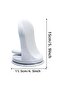 Foot Resting Apparatus for Shower Foot Shaving Support Pad with Suction Cup Non-Slip Bathroom Apparatus - 2