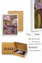 White Wooden Framed Oil Painting Flower 3-Piece Painting Set Huhu218 - Three-Piece Painting Set White Frame - 2