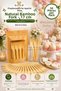 50-Piece Natural Bamboo Forks 17 cm Disposable Party Invitation Picnic Baby Shower Treats Presentation Set - 5