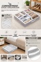 10 Compartment Shoe Organizer - In-Cabinet Organizer Shoe Storage 58X58X12 - 3