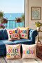 Dolce Vita Patterned 4-Piece Throw Pillow Cover Set