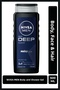 Men Men's Deep Clean Bath and Shower Gel 500ml, Body Hair Face, Masculine Scent, Deep Cleansing