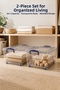 30 Lt Toy Storage Box with 2 Wheels, Toy Organizer - Children's Room Organizer - 7
