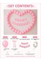 Pink Balloon Ribbon & Bow Frame Birthday Decoration Set Happy Birthday Banner Party Decoration Set with 30 Balloons - 2