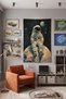 Blessed Sitting Astronaut Space Wall Covering – Modern Decorative Quality Fabric Tapestry Wall Tapestry - 2