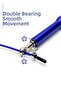 Premium 100% Steel Adjustable Jump Rope Jump Rope Blue - 5