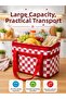Preminium Thermal Insulated Thermos Picnic Bag Large Volume Cold and Hot Carry Bag