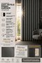 Real 100% Blackout Blackout Curtain Heat Light Insulating Fold-Free Flat Curtain Shipped in the Desired Length Custom Made