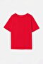 Red Crew Neck Oversize T-Shirt Tdrss26Ts00034 - 5