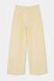 Açık Sarı Wardrobe Essentials –Gabardin Crop Wide Leg Pantolon TWOSS26PL00024 - 10