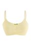 Sarı-Pembe 2'li %100 Pamuklu Pointel Kapsız Bralette Örme Sütyen THMAW27SU00001 - 10