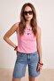 Pembe Fiyonk Detaylı  Dokuma Bluz TWOSS26BZ00410