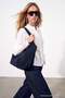 White Appliqué Ribbon and Lace Accessory Detailed Padded Shirt Tdrss26Go00129 - 3