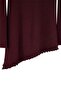 Bordo Regular Düz Triko Tesettür Alt - Üst Takım TCTAW27US00007 - 7