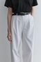 Straight Leg Trousers White - 5