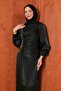 Black Vibrant Evening Dress - 2