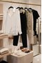 Deluxe 3 Pieces of Abc Plastic Pants Hangers with Latches, Skirt Hangers, Clothes Hangers - 9