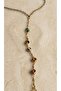 Women's Gold Stainless Steel Chain - Colorful Zircon Stone Hand Chain - 3