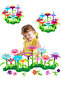 Flower Garden with Bag 52 Piece Construction Set Plug and Play Blocks Montessori Educational Toy Child Development 3 Years Old - 2