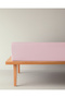 Flat Cotton Single Plus Fitted Sheet 120X200 cm Dusty Pink