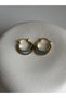 Zircon Stone Green Blue Hoop Earrings (2.6 cm) - 6